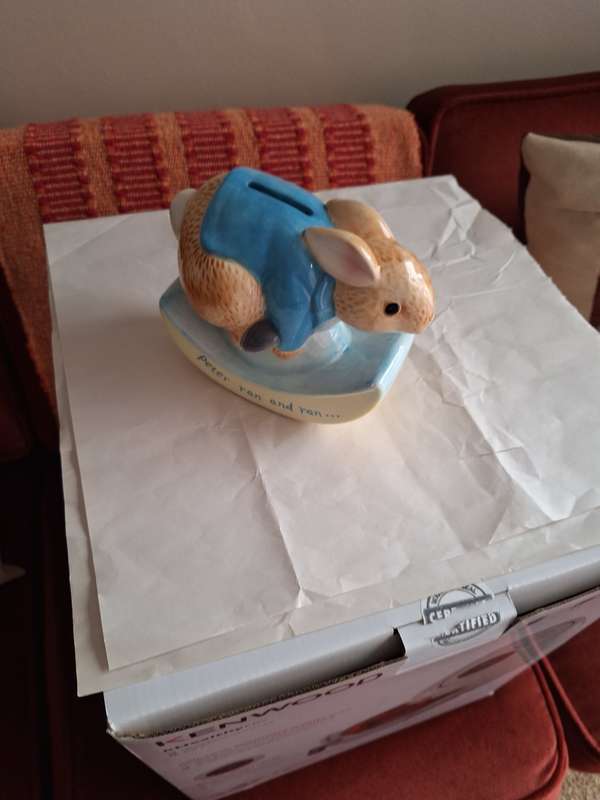 PETER RABBIT MONEY BOX